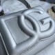 570 [Dolce Gabbana] Model number: 9112 Original order ➰Delicate handmade, imported cowhide bag body with pure handmade oil edges on top, embellished with standing effect quilted DG log Fashion trend, favorite of many celebrities, crossbody, overseas purch