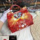 480 [Dolce Gabbana] Cowhide print, crossbody/carrying, with mirror, overseas purchasing special products, fashionable and aura, brand new bag style, any combination can be as long as there is a fashionable heart, you can keep it clearly, when and where DG