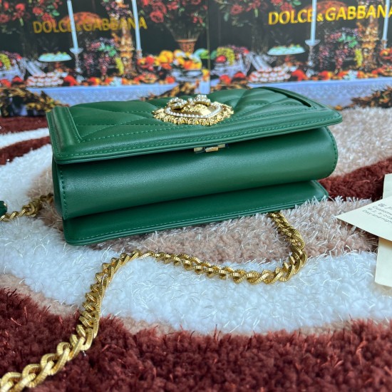 580 small [Dolce Gabbana] model number 4152 original list ➰Delicious handmade imported cowhide with original hardware bag body pure handmade oil on top of the bag, many celebrities' favorites, crossbody, overseas purchasing special products, fashionable a