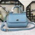 410 Small, high-end product [Dolce Gabbana] crossbody women's bag ➰Delicate handmade, classic style, solid color versatile, favorite of many celebrities, crossbody, mirror, overseas purchasing special products!Imported palm-print cowhide with original har
