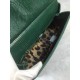 530 Medium size [Dolce Gabbana] Colorful Diamond Lizard Pattern Crossbody Bag Original Single Perfect Bag Shape Imported Top-Level Lizard Pattern Cowhide, Customized Vacuum High Electroplating Hardware All-match Bag Style Hand-Owned Crossbody is suitable 