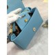 410 Small, high-end product [Dolce Gabbana] crossbody women's bag ➰Delicate handmade, classic style, solid color versatile, favorite of many celebrities, crossbody, mirror, overseas purchasing special products!Imported palm-print cowhide with original har