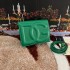 530 [Dolce Gabbana] Model number: 5515 Top original list ➰Delicious handmade, imported cowhide bag body with pure handmade oil edges on top, embellished with standing effect quilted DG log Fashion trend, favorite of many celebrities, crossbody, overseas p