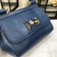 470 Small [Dolce Gabbana] Colorful Diamond Lizard Pattern Crossbody Bag Original Single Perfect Bag Shape Imported Top-Level Lizard Pattern Cowhide, Customized Vacuum High Electroplating Hardware All-match Bag Shape Hand-Off Crossbody is suitable for any 