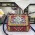 480 [Dolce Gabbana] The same crossbody bag as a celebrity, crossbody, mirror, overseas purchasing special products, fashionable and aura, brand new bag style, any combination can be as long as there is a fashionable heart, you can keep it clearly, when an