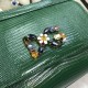 470 Small [Dolce Gabbana] Colorful Diamond Lizard Pattern Crossbody Bag Original Single Perfect Bag Shape Imported Top-Level Lizard Pattern Cowhide, Customized Vacuum High Electroplating Hardware All-match Bag Shape Hand-Off Crossbody is suitable for any 