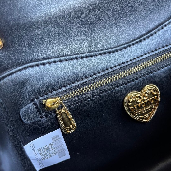 580 small [Dolce Gabbana] model number 4152 original list ➰Delicious handmade imported cowhide with original hardware bag body pure handmade oil on top of the bag, many celebrities' favorites, crossbody, overseas purchasing special products, fashionable a