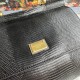 510 [Dolce Gabbana] Model number: 4662 Lizard Diamond Original Single Perfect Bag Shape Imported Top-Level Lizard Pattern Cowhide, Customized Vacuum High Electroplating Hardware, Versatile Bag Style, Hand-in Crossbody is suitable for any occasion, Gorgeou