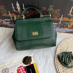 510 [Dolce Gabbana] Model number: 4662 Lizard Diamond Original Single Perfect Bag Shape Imported Top-Level Lizard Pattern Cowhide, Customized Vacuum High Electroplating Hardware, Versatile Bag Style, Hand-in Crossbody is suitable for any occasion, Gorgeou