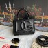 570 [Dolce Gabbana] Model number: 9112 Original order ➰Delicate handmade, imported cowhide bag body with pure handmade oil edges on top, embellished with standing effect quilted DG log Fashion trend, favorite of many celebrities, crossbody, overseas purch
