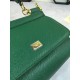 410 Small, high-end product [Dolce Gabbana] crossbody women's bag ➰Delicate handmade, classic style, solid color versatile, favorite of many celebrities, crossbody, mirror, overseas purchasing special products!Imported palm-print cowhide with original har