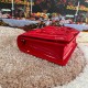 530 [Dolce Gabbana] Model number: 5515 Patent leather top original sheet ➰Delicious handmade, imported cowhide bag body with pure handmade oil edges on top, embellished with standing effect quilted DG log Fashion trend, favorite of many celebrities, cross