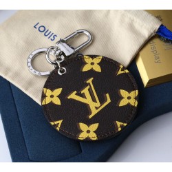 45 new round tag with 45 Dog House Key Chain ❤️ Print️ Yellow logo pattern looks very novel 914080