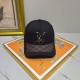 40 hottest model [Louis Vuitton] colorful embroidered pure cotton baseball cap, heavy-duty techniques, Korean trend, fashionable and elegant, handsome guys and beauties must buy with dust bag️❤️❤️❤️❤️ men and women must have!!!