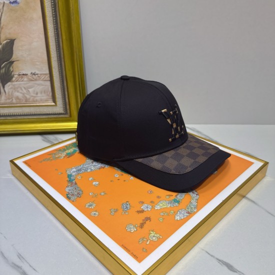 40 hottest model [Louis Vuitton] colorful embroidered pure cotton baseball cap, heavy-duty techniques, Korean trend, fashionable and elegant, handsome guys and beauties must buy with dust bag️❤️❤️❤️❤️ men and women must have!!!