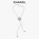 Xiaoxiang new style cross shape flowers pearl rhinestones long necklace sweater chain ✨✨ Fashion high-end feeling 105¥ Xiaoxiang new style cross shape flowers pearl rhinestones long necklace sweater chain ✨✨ Fashion high-end feeling 105¥