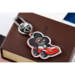 50 donkey house sun flower doll keychain pendant series black car black sun flower doll riding red car design picture color 1️⃣ color️