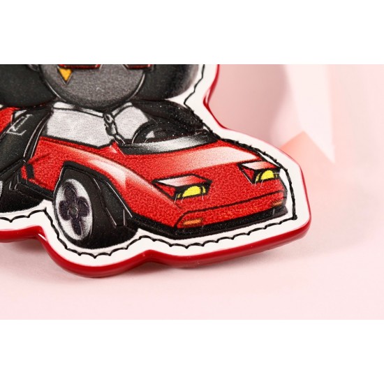 50 donkey house sun flower doll keychain pendant series black car black sun flower doll riding red car design picture color 1️⃣ color️ 50 donkey house sun flower doll keychain pendant series black car black sun flower doll riding red car design picture color 1️⃣ color️