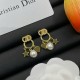 Dior stud earrings 25