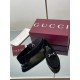 ✌️Gucci✌️Hot-up version is on the market [Women's] 2025 early autumn latest GUCCI horse buckle heel 2 wear single shoes deer leather frosted leather loafer casual driving shoes 360 fabric: imported suede mercerated beef reverse velvet delicate retro feel,