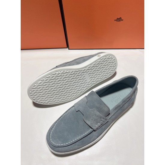 Hermes ❤️Couple model ❤️Loafers are on the market 290♥2025 HERMES Hermes latest hit, developed simultaneously on the official website, original quality code number Women's code 36/46 Hermes ❤️Couple model ❤️Loafers are on the market 290♥2025 HERMES Hermes latest hit, developed simultaneously on the official website, original quality code number Women's code 36/46