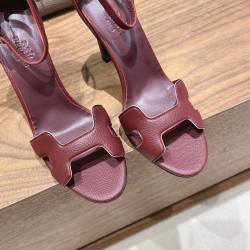 Palmprint. Heel height 10.5cm Hermes top version. High-heeled sandals P350Herme* Early Spring Counter New High-heeled Sandal Series ✔️Upper: Epson leather suede palm print ✔️Inner: Imported mixed-bred sheepskin ✔️Heel height: 10.5cm ✔️Outs: Original Itali