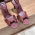 Palmprint. Heel height 10.5cm Hermes top version. High-heeled sandals P350Herme* Early Spring Counter New High-heeled Sandal Series ✔️Upper: Epson leather suede palm print ✔️Inner: Imported mixed-bred sheepskin ✔️Heel height: 10.5cm ✔️Outs: Original Itali
