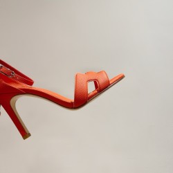 Palmprint. Heel height 9cm Hermes top version. High-heeled sandals P350Herme* Early Spring Counter New High-heeled Sandal Series ✔️Upper: Epson leather suede Palmprint ✔️Inner: Imported mixed-bred sheepskin ✔️Heel height: 9cm ✔️Outs: Original Italian leat