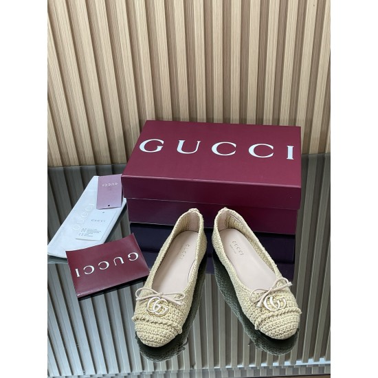 ✌️Gucci✌️Hot-end products are on the market...GuCC high-end quality 2025 overseas early autumn series new flat heel double G crochet wool mesh ballet shoes 355 bow small double G buckle new small round toe shoes classic exquisite elegant playful fashionab ✌️Gucci✌️Hot-end products are on the market...GuCC high-end quality 2025 overseas early autumn series new flat heel double G crochet wool mesh ballet shoes 355 bow small double G buckle new small round toe shoes classic exquisite elegant playful fashionab
