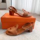 Hermes top-grade, medium-heeled, pig nose sandals Hermes... a Eclair 2025 new color + hot series style is super positive, with a certain thickness to increase the height and make your legs look longer!A single item that is breathable and comfortable in th Hermes top-grade, medium-heeled, pig nose sandals Hermes... a Eclair 2025 new color + hot series style is super positive, with a certain thickness to increase the height and make your legs look longer!A single item that is breathable and comfortable in th
