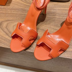 Palmprint. Heel height 9cm Hermes top version. High-heeled sandals P350Herme* Early Spring Counter New High-heeled Sandal Series ✔️Upper: Epson leather suede Palmprint ✔️Inner: Imported mixed-bred sheepskin ✔️Heel height: 9cm ✔️Outs: Original Italian leat