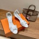 Palmprint. Heel height 7cm Hermes top version. High-heeled sandals 350Herme* Early Spring Counter New High-heeled Sandal Series ✔️Upper: Epson leather suede palm print ✔️Inner: Imported mixed-bred sheepskin ✔️Heel height: 7cm 9cm 10.5cm ✔️Outs: Original I Palmprint. Heel height 7cm Hermes top version. High-heeled sandals 350Herme* Early Spring Counter New High-heeled Sandal Series ✔️Upper: Epson leather suede palm print ✔️Inner: Imported mixed-bred sheepskin ✔️Heel height: 7cm 9cm 10.5cm ✔️Outs: Original I