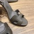 Palmprint. Heel height 10.5cm Hermes top version. High-heeled sandals P350Herme* Early Spring Counter New High-heeled Sandal Series ✔️Upper: Epson leather suede palm print ✔️Inner: Imported mixed-bred sheepskin ✔️Heel height: 10.5cm ✔️Outs: Original Itali