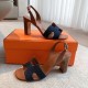 Hermes top-grade, high-heeled, thick-heeled sandals Hermes... a Eclair 2025 new color + hot series style is super positive, with a certain thickness to increase the height and make your legs look longer!A single item that is breathable and comfortable in Hermes top-grade, high-heeled, thick-heeled sandals Hermes... a Eclair 2025 new color + hot series style is super positive, with a certain thickness to increase the height and make your legs look longer!A single item that is breathable and comfortable in