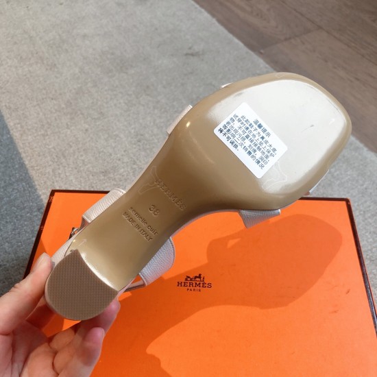 Hermes top-grade, high-heeled, thick-heeled sandals Hermes... a Eclair 2025 new color + hot series style is super positive, with a certain thickness to increase the height and make your legs look longer!A single item that is breathable and comfortable in Hermes top-grade, high-heeled, thick-heeled sandals Hermes... a Eclair 2025 new color + hot series style is super positive, with a certain thickness to increase the height and make your legs look longer!A single item that is breathable and comfortable in