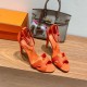 Palmprint. Heel height 10.5cm Hermes top version. High-heeled sandals P350Herme* Early Spring Counter New High-heeled Sandal Series ✔️Upper: Epson leather suede palm print ✔️Inner: Imported mixed-bred sheepskin ✔️Heel height: 10.5cm ✔️Outs: Original Itali Palmprint. Heel height 10.5cm Hermes top version. High-heeled sandals P350Herme* Early Spring Counter New High-heeled Sandal Series ✔️Upper: Epson leather suede palm print ✔️Inner: Imported mixed-bred sheepskin ✔️Heel height: 10.5cm ✔️Outs: Original Itali