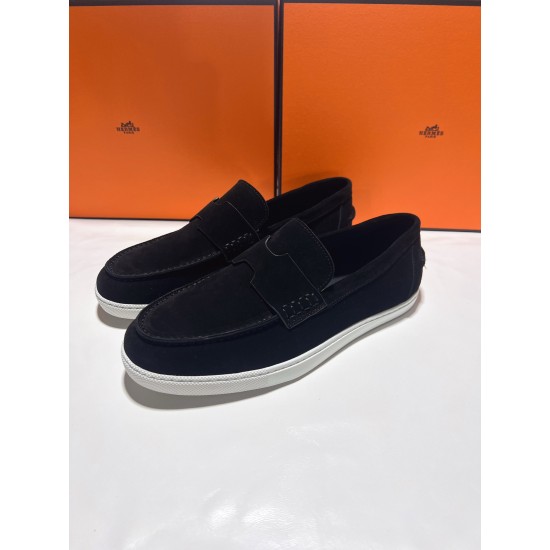 Hermes ❤️Couple model ❤️Loafers are on the market 290♥2025 HERMES Hermes latest hit, developed simultaneously on the official website, original quality code number Women's code 36/46 Hermes ❤️Couple model ❤️Loafers are on the market 290♥2025 HERMES Hermes latest hit, developed simultaneously on the official website, original quality code number Women's code 36/46