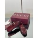 ✌️Gucci✌️Hot-up version is on the market...✌️✌️2025 early autumn new GUCCi high-end boutique single shoes 340 Gucci [Paint Leather G G Crystal] mesh diamond luxury crystal loafers top purchasing quality!The original version is replicated 1:1, and every de