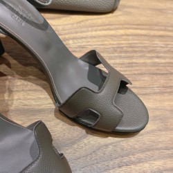 Palmprint. Heel height 9cm Hermes top version. High-heeled sandals P350Herme* Early Spring Counter New High-heeled Sandal Series ✔️Upper: Epson leather suede Palmprint ✔️Inner: Imported mixed-bred sheepskin ✔️Heel height: 9cm ✔️Outs: Original Italian leat