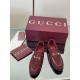 ✌️Gucci✌️Hot-up version is on the market...✌️✌️2025 early autumn new GUCCi high-end boutique single shoes 340 Gucci [Paint Leather G G Crystal] mesh diamond luxury crystal loafers top purchasing quality!The original version is replicated 1:1, and every de