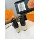 300Herms/Hermes classic waterproof platform H slope heel rope sandals with extremely retro design. It has a strong exotic style and fashionable feeling, and it has a tone for casual wear. Simple styles are easy to match with high-end feel. It is great. Th