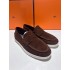 Hermes ❤️Couple model ❤️Loafers are on the market 290♥2025 HERMES Hermes latest hit, developed simultaneously on the official website, original quality code number Women's code 36/46