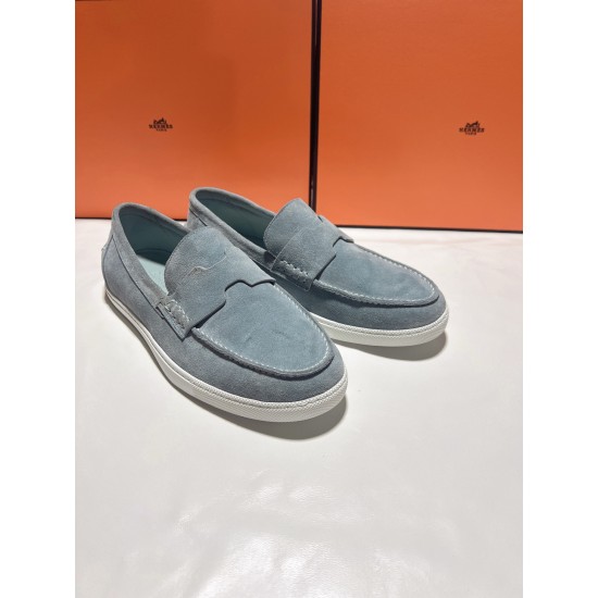 Hermes ❤️Couple model ❤️Loafers are on the market 290♥2025 HERMES Hermes latest hit, developed simultaneously on the official website, original quality code number Women's code 36/46 Hermes ❤️Couple model ❤️Loafers are on the market 290♥2025 HERMES Hermes latest hit, developed simultaneously on the official website, original quality code number Women's code 36/46