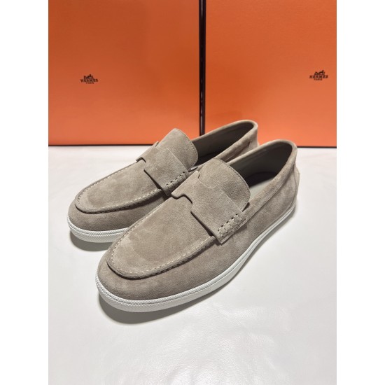 Hermes ❤️Couple model ❤️Loafers are on the market 290♥2025 HERMES Hermes latest hit, developed simultaneously on the official website, original quality code number Women's code 36/46 Hermes ❤️Couple model ❤️Loafers are on the market 290♥2025 HERMES Hermes latest hit, developed simultaneously on the official website, original quality code number Women's code 36/46