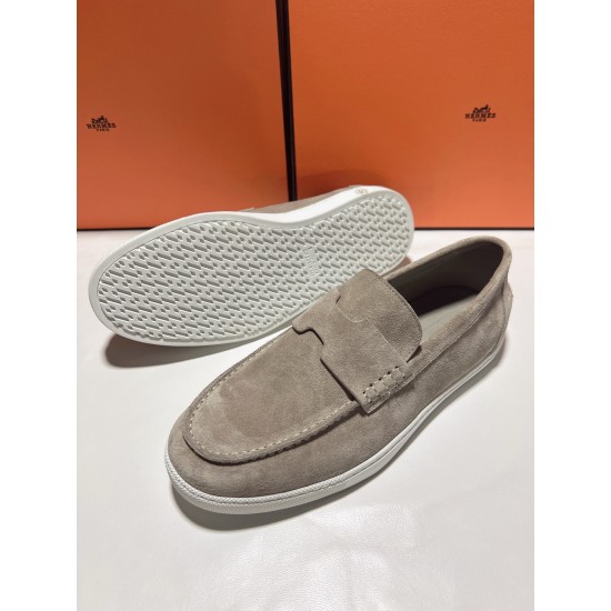 Hermes ❤️Couple model ❤️Loafers are on the market 290♥2025 HERMES Hermes latest hit, developed simultaneously on the official website, original quality code number Women's code 36/46 Hermes ❤️Couple model ❤️Loafers are on the market 290♥2025 HERMES Hermes latest hit, developed simultaneously on the official website, original quality code number Women's code 36/46