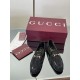 ✌️Gucci✌️Hot-up Gucci✌️New 2025 Early Autumn GUCCi high-end boutique single shoes 340 Gucci [Paint Leather G G Crystal] mesh diamond luxury crystal loafers top purchasing quality!The original version is replicated 1:1, and every detail has been carefully 