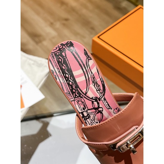 330 [top version of the counter]… Hermes - kelly slim heel sandals… Hermes brain-dead fans must buy top quality…--Classic undefeated hardware original mold replica upper: imported top layer cowhide foot pad: 3D printed lining: imported lambskin outsole: I
