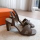 Hermes top-grade, high-heeled, thick-heeled sandals Hermes... a Eclair 2025 new color + hot series style is super positive, with a certain thickness to increase the height and make your legs look longer!A single item that is breathable and comfortable in Hermes top-grade, high-heeled, thick-heeled sandals Hermes... a Eclair 2025 new color + hot series style is super positive, with a certain thickness to increase the height and make your legs look longer!A single item that is breathable and comfortable in