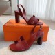 Hermes top-grade, high-heeled, thick-heeled sandals Hermes... a Eclair 2025 new color + hot series style is super positive, with a certain thickness to increase the height and make your legs look longer!A single item that is breathable and comfortable in Hermes top-grade, high-heeled, thick-heeled sandals Hermes... a Eclair 2025 new color + hot series style is super positive, with a certain thickness to increase the height and make your legs look longer!A single item that is breathable and comfortable in