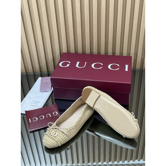 ✌️Gucci✌️Hot-end products are on the market...GuCC high-end quality 2025 overseas early autumn series new flat heel double G crochet wool mesh ballet shoes 355 bow small double G buckle new small round toe shoes classic exquisite elegant playful fashionab ✌️Gucci✌️Hot-end products are on the market...GuCC high-end quality 2025 overseas early autumn series new flat heel double G crochet wool mesh ballet shoes 355 bow small double G buckle new small round toe shoes classic exquisite elegant playful fashionab
